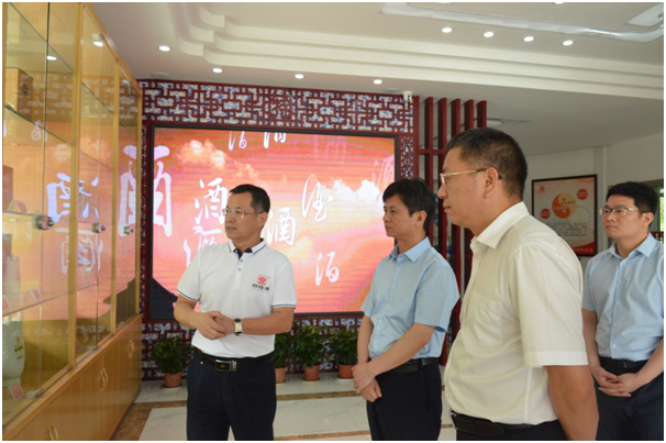 宜春市委常委、市組織部部長余正琨蒞臨我司視察